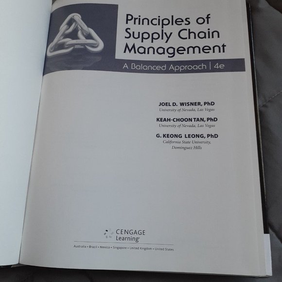 Principles of Supply Chain Management A Balanced Approach Hardcover Textbook - Picture 8 of 11